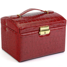 Įkelti vaizdą į galerijos rodinį, Papuošalų dėžutė 2in1, 1vnt., raudona, PATRIZIA 7241 Galanterija