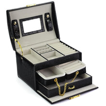 Įkelti vaizdą į galerijos rodinį, Papuošalų dėžutė, juoda, PATRIZIA 7258 Galanterija