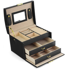 Įkelti vaizdą į galerijos rodinį, Papuošalų dėžutė, juoda, PATRIZIA 8414 Galanterija