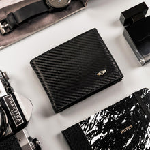 Įkelti vaizdą į galerijos rodinį, Vyriška odinė piniginė, juoda, Peterson 6532