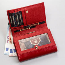 Įkelti vaizdą į galerijos rodinį, Moteriška odinė piniginė, dryžuota, Peterson 4729