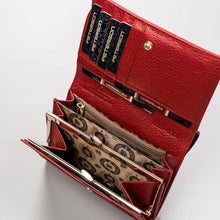 Įkelti vaizdą į galerijos rodinį, Moteriška odinė piniginė, dryžuota, Peterson 4729