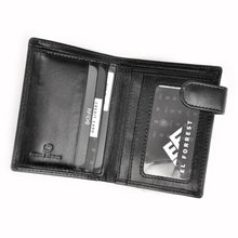 Įkelti vaizdą į galerijos rodinį, Vyriška odinė piniginė, juoda, EL FORREST 0874 Galanterija