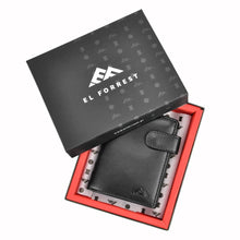 Įkelti vaizdą į galerijos rodinį, Vyriška odinė piniginė, juoda, EL FORREST 0874 Galanterija