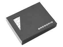 Įkelti vaizdą į galerijos rodinį, Vyriška odinė piniginė, juoda, Gregorio 9235 Galanterija