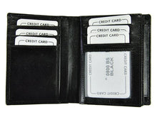 Įkelti vaizdą į galerijos rodinį, Vyriška odinė piniginė su RFID sistema, juoda, Cavaldi 8983 Galanterija