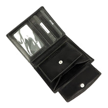 Įkelti vaizdą į galerijos rodinį, Vyriška odinė piniginė su RFID sistema, juoda, El forrest 1727 Galanterija