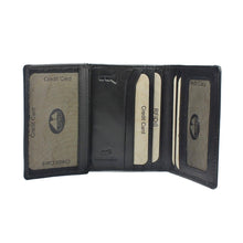 Įkelti vaizdą į galerijos rodinį, Vyriška odinė piniginė su RFID sistema, juoda, El forrest 3776 Galanterija