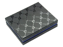 Įkelti vaizdą į galerijos rodinį, Vyriška piniginė, juoda su mėlyna juostele, Pierre Cardin 1716 Galanterija Galanterija