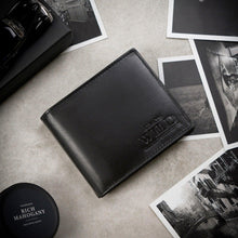 Įkelti vaizdą į galerijos rodinį, Vyriška odinė piniginė, juoda, Wild 7902