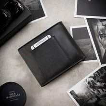 Įkelti vaizdą į galerijos rodinį, Vyriška odinė piniginė, juoda, Wild 7902