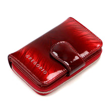 Įkelti vaizdą į galerijos rodinį, Odine_pinigine_moterims_raudona_elegancija_Gregorio_2792_gulscia
