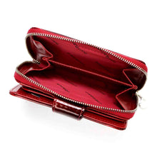 Įkelti vaizdą į galerijos rodinį, Odine_pinigine_moterims_raudona_elegancija_Gregorio_2792_monetoms
