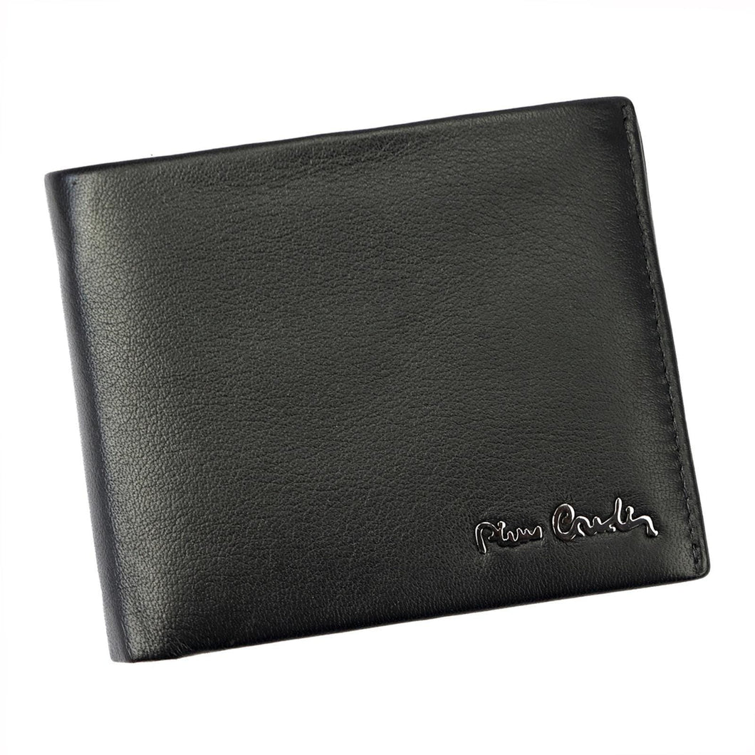 Juoda vyriška piniginė, juoda, Pierre Cardin 8421 Galanterija 