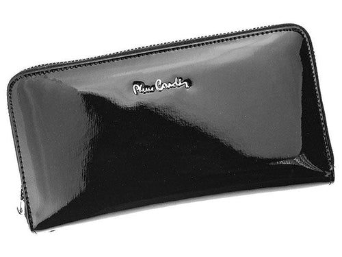 Moteriška odinė juoda piniginė, Pierre Cardin Galanterija 
